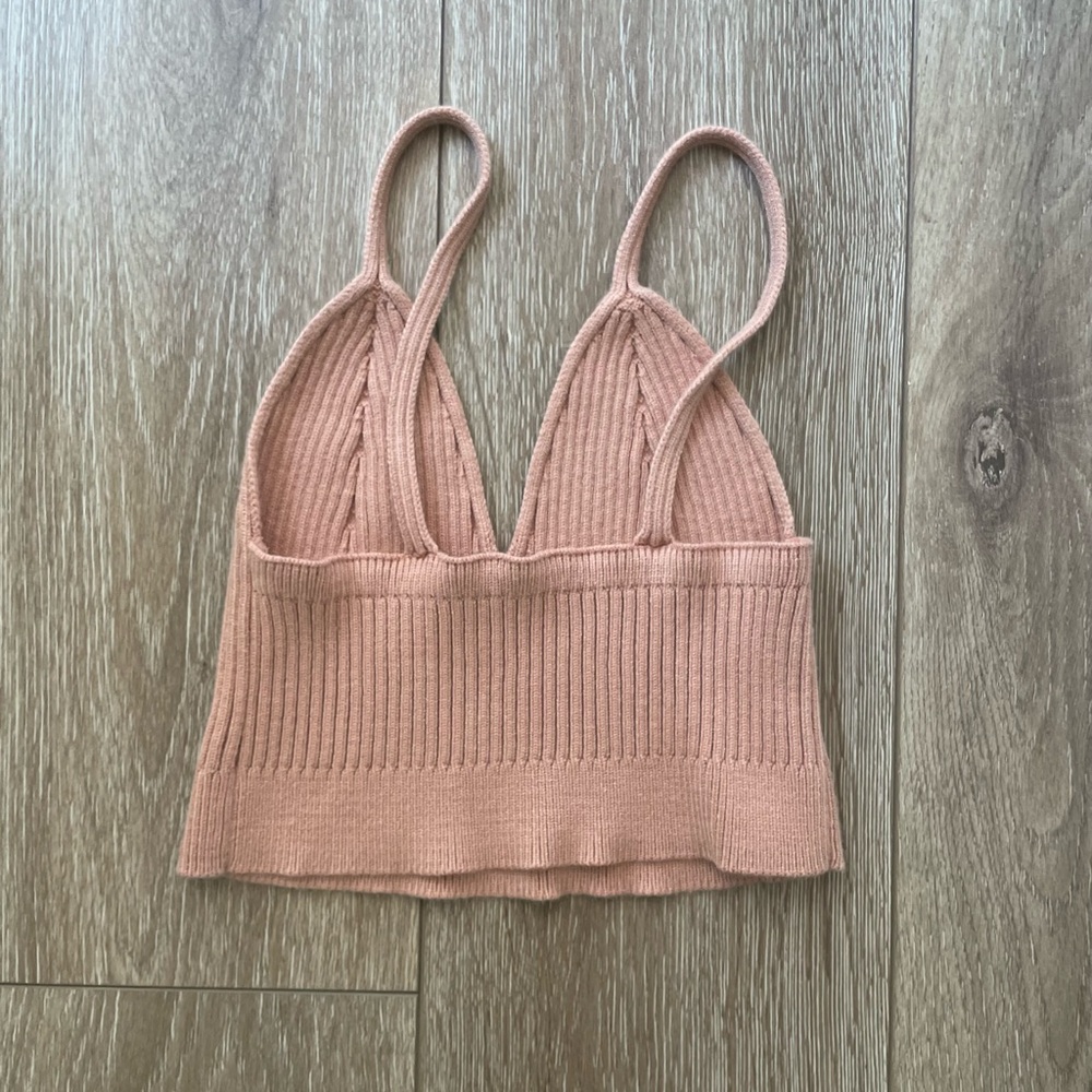 Contour Rib Knit Brami - Picture 3 of 3